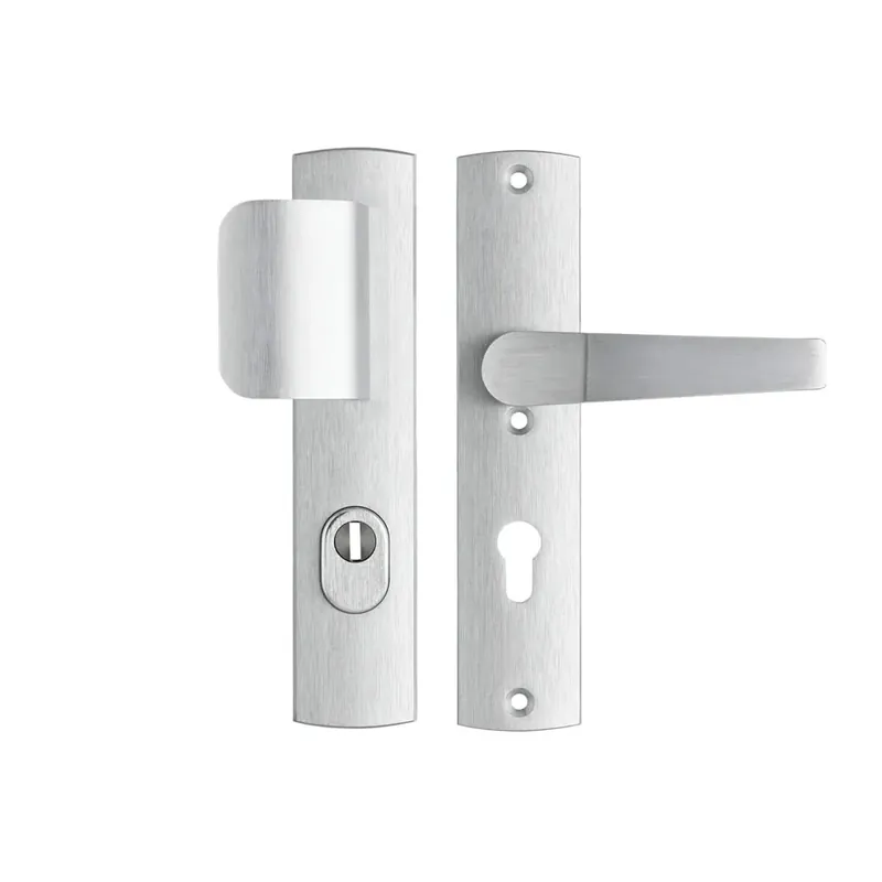 Koop Online AXA Veiligheidsbeslag D-duwer+kruk Arrow PC72 242x52x13 Alu Zilver