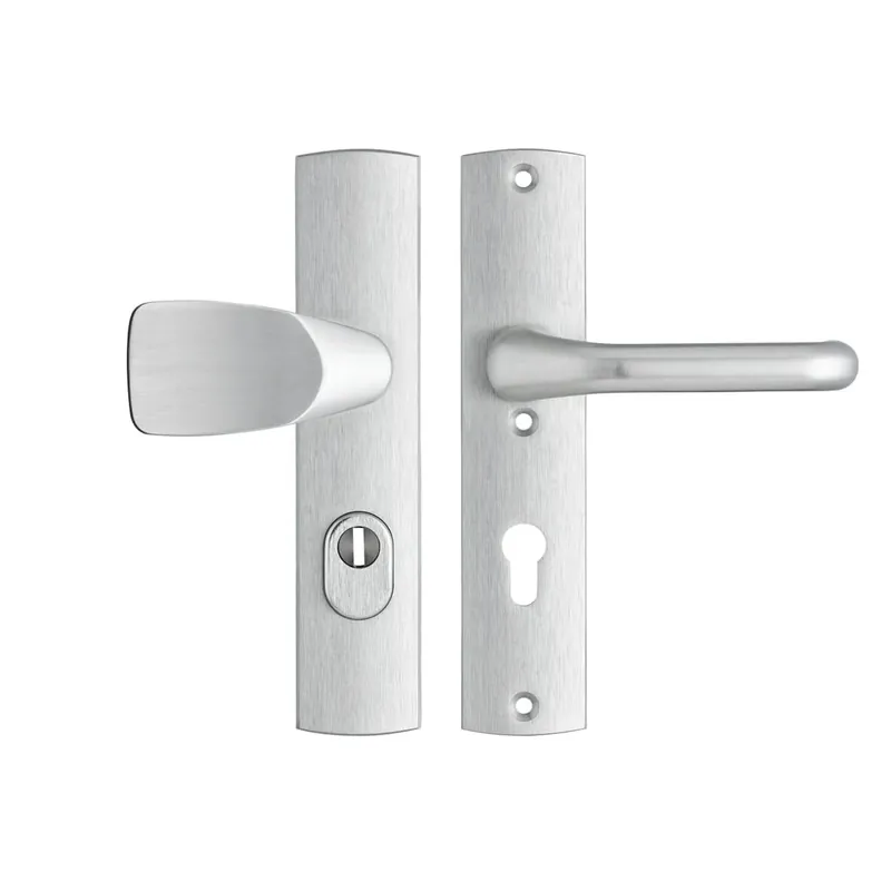 AXA Veiligheidsbeslag Wing-knop+kruk Flow PC72 242x52x13 Alu Gecertificeerd
