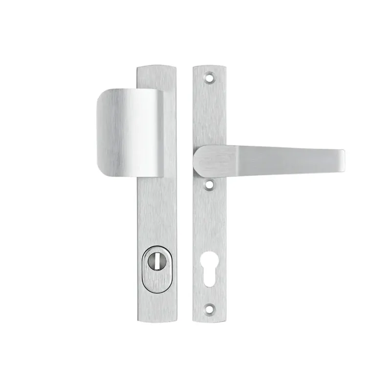 Beste Prijs AXA Veiligheidsbeslag smal D-duwer+kruk PC92 242X38x15 Alu