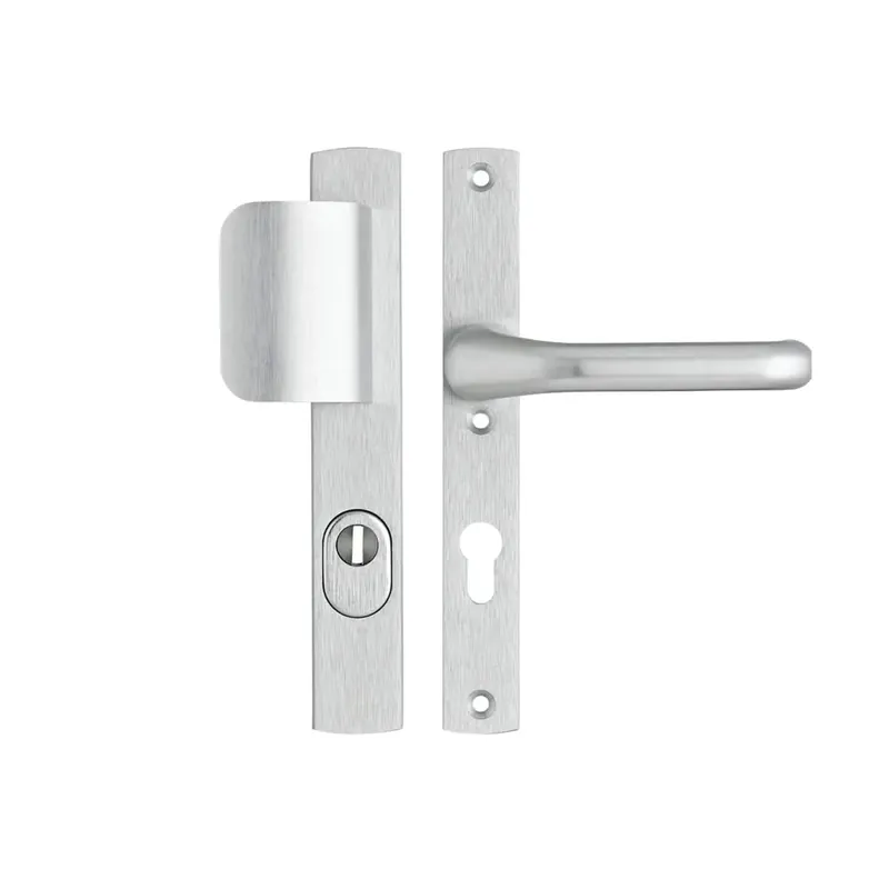 Op = Op AXA Veiligheidsbeslag smal D-duwer+kruk PC72 242X38x15 Alu
