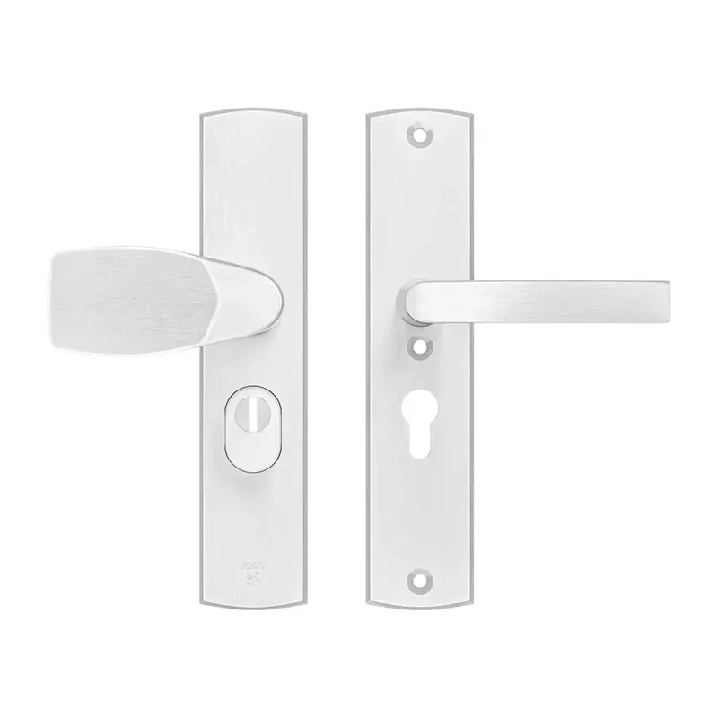 AXA Veiligheidsbeslag Curve Plus Wing-knop+kruk PC55 242x52x13 Alu Zilver Must-Have