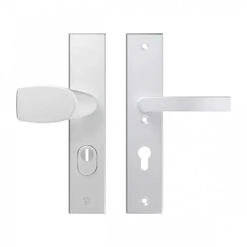 Gecertificeerd Veiligheidsbeslag Edge Plus Wing-knop+kruk Blok PC72 anti-kerntrek/omkeerbaar/252x52x12/alu. F1/SKG3