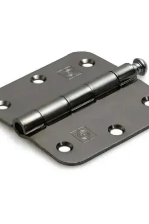 Aanbieding Dulimex Scharnier met losse RVS pen en ronde hoeken 76x76 mm RVS geborsteld