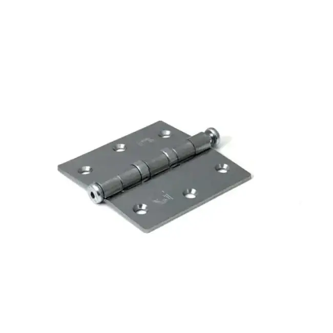 Dulimex Kogellagerscharnier rechte hoeken 76x76 mm RVS geborsteld Op = Op