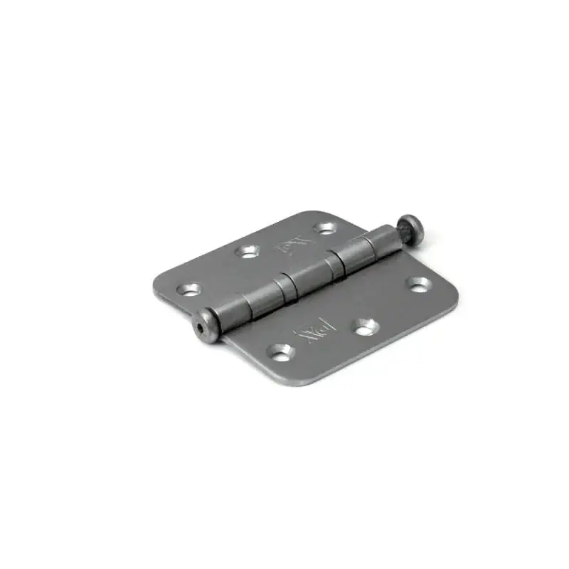 Direct Beschikbaar Dulimex Kogellagerscharnier ronde hoeken 76x76 mm RVS geborsteld