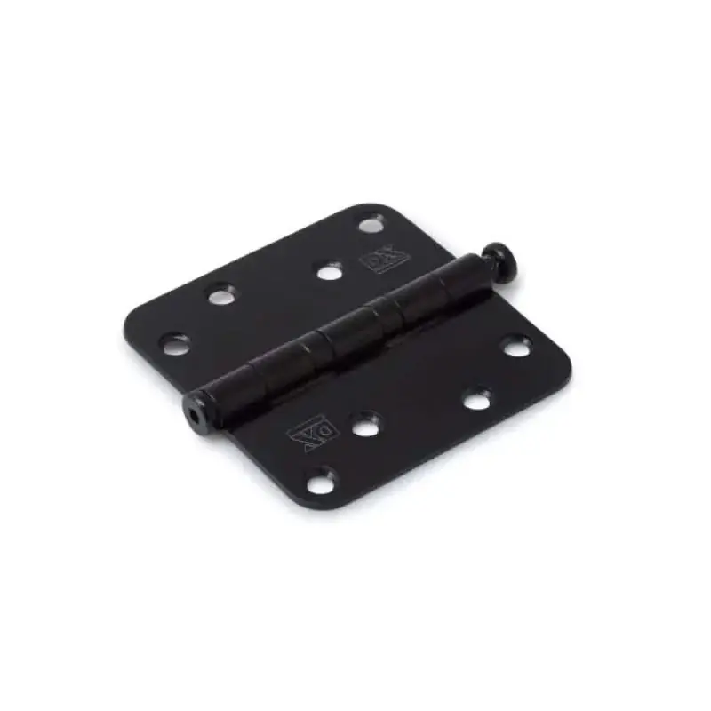 Must-Have Dulimex Kogellagerscharnier ronde hoeken 89x89 mm zwart gelakt