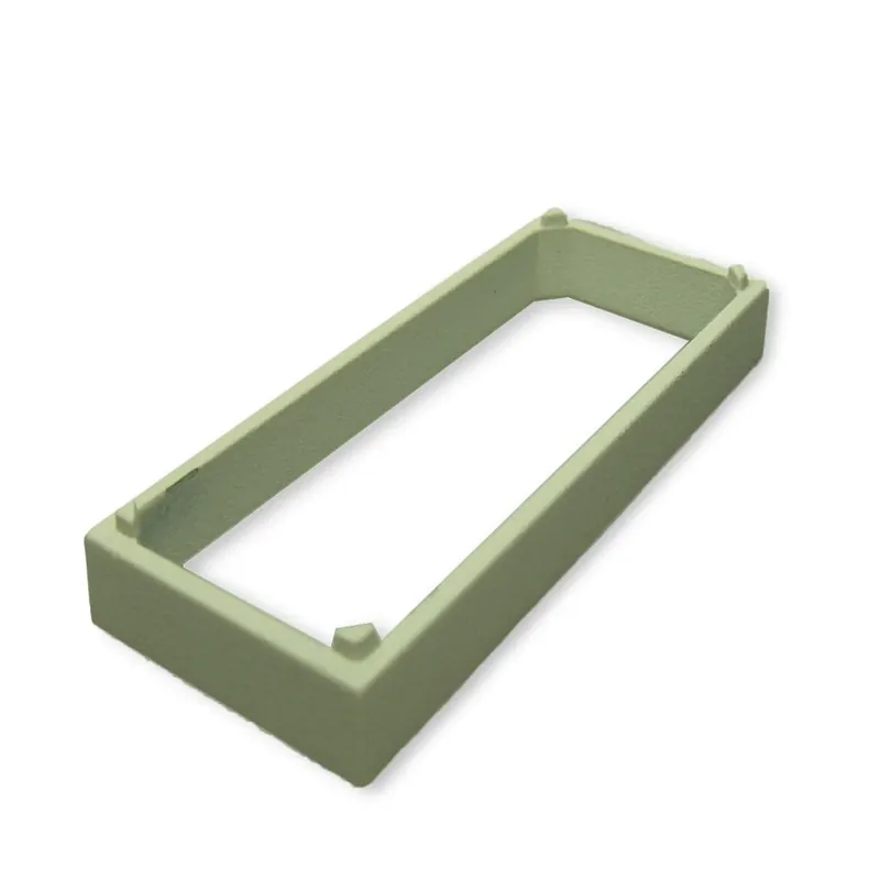 Beperkte Voorraad DX - Tussenplaat 8 mm t.b.v. RBM zamac wit epoxy coating