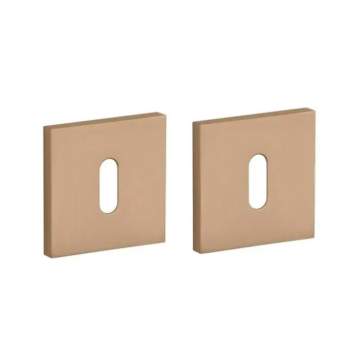 Koop Vandaag STILE Sleutelrozetten 53x53x7mm Licht Brons