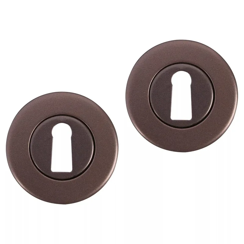 Korting Differnz Rozet met Sleutelgat Brons Rond 53mm