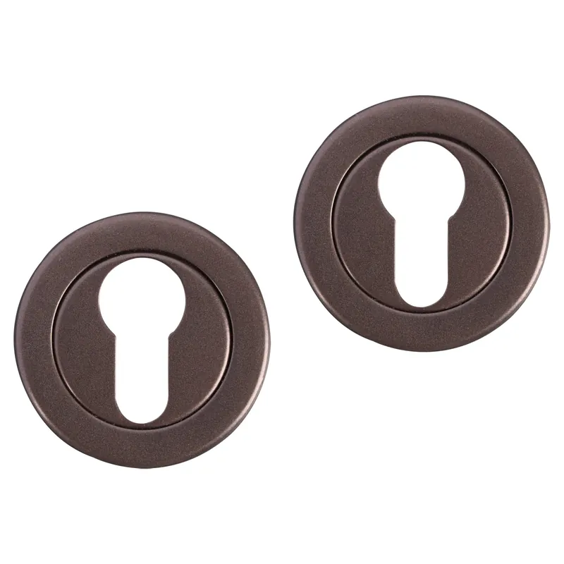 Differnz Rozet met cilindergat Brons Rond 53mm Weekendaanbieding