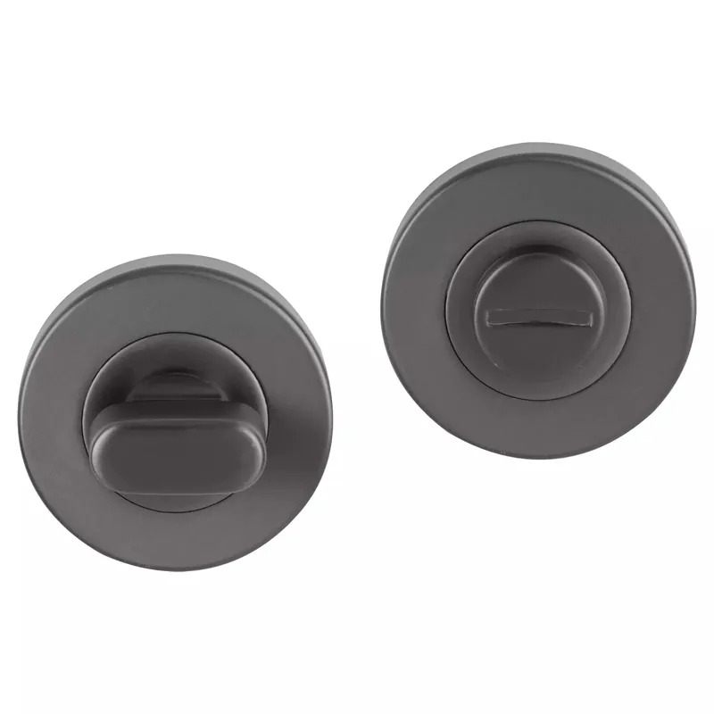 Differnz WC Rozet Gun Metal Rond 53mm Koopje