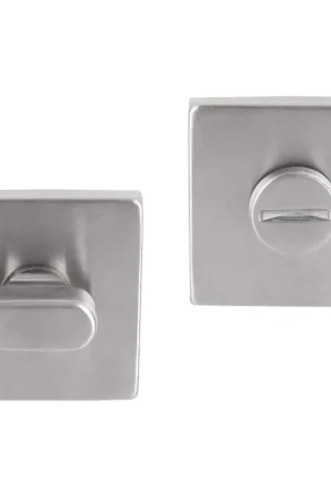 Actieprijs Differnz Rozet met Toiletsluiting Mat Chroom Vierkant 52x52mm