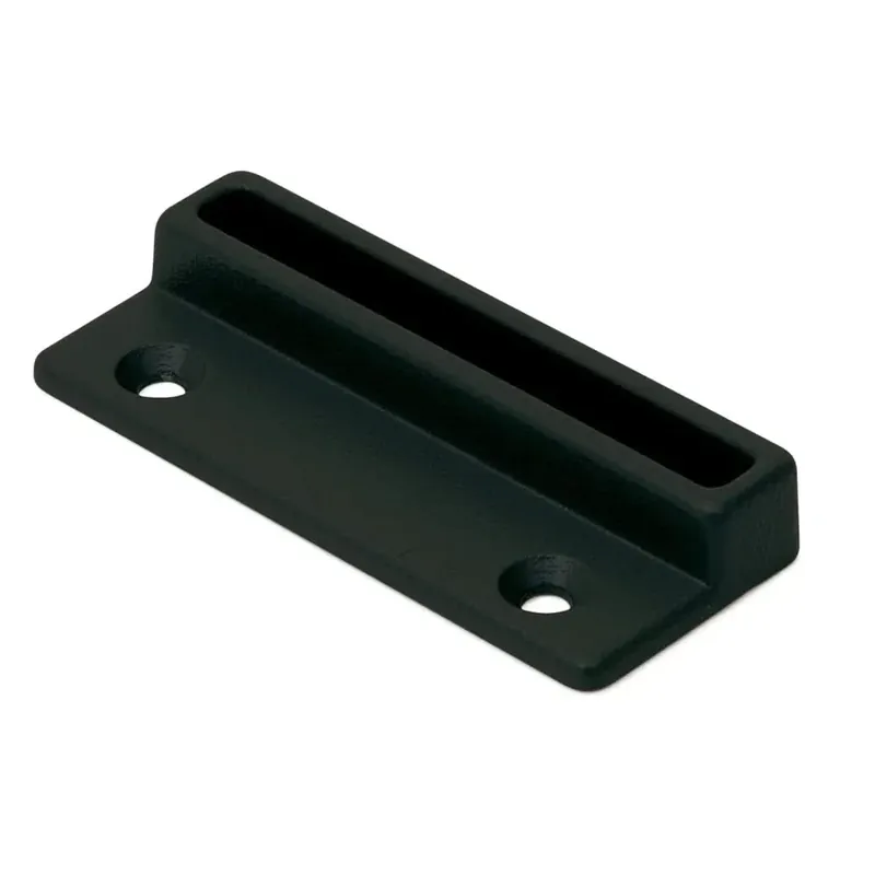 DX Raamboomplaatje 74x30 mm zwart epoxy coating Direct Verzonden