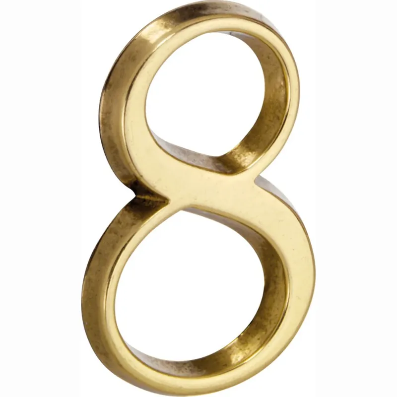 Artitec Mi Satori Huisnummer Roman 50mm-8 messing PVD Beperkt Aanbod