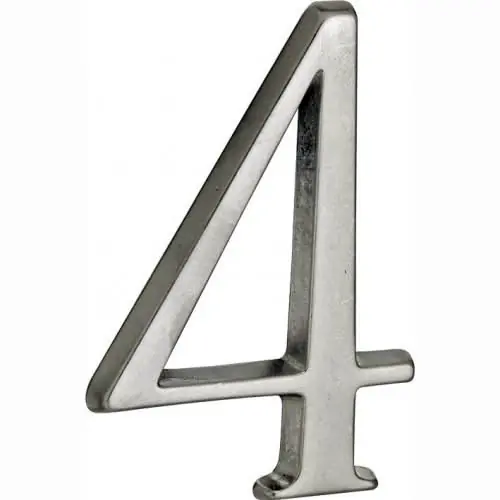 Lage Kosten Artitec Mi Satori Huisnummer Roman 120mm-4 antiek chroom mat