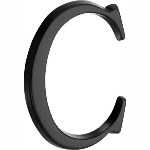 Favoriet Artitec Mi Satori Huisletter Roman 50mm-C mat zwart