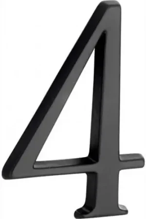 Actieprijs Artitec Mi Satori Huisnummer Roman 120mm-4 mat zwart