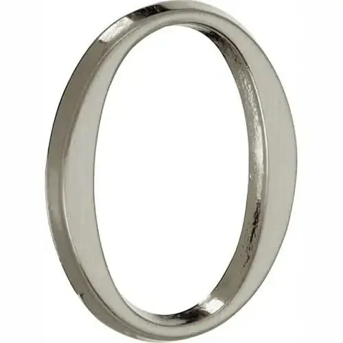 Artitec Mi Satori Huisnummer Roman 50mm-0 mat nikkel PVD Direct Beschikbaar