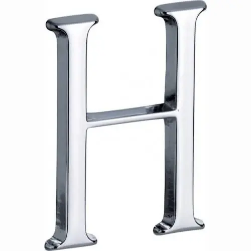 Artitec Mi Satori Huisletter Roman 50mm-H glans chroom Seizoensaanbieding