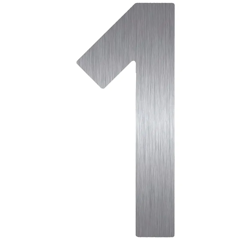 Must-Have HDD Pro Huisnummer Plat 1 Inox Plus