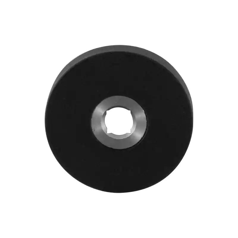 GPF810000200 Rozet rond 50x8mm zwart links/rechts Must-Have