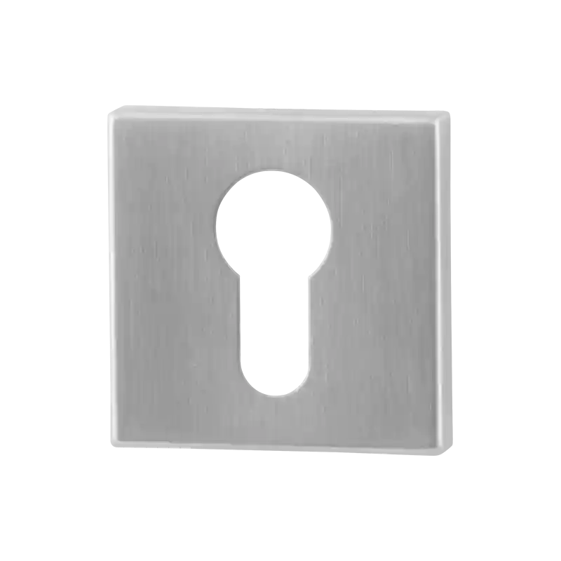 GPF090202108 Cilinderrozet vierkant 50x50x8mm RVS geborsteld Meest Verkocht