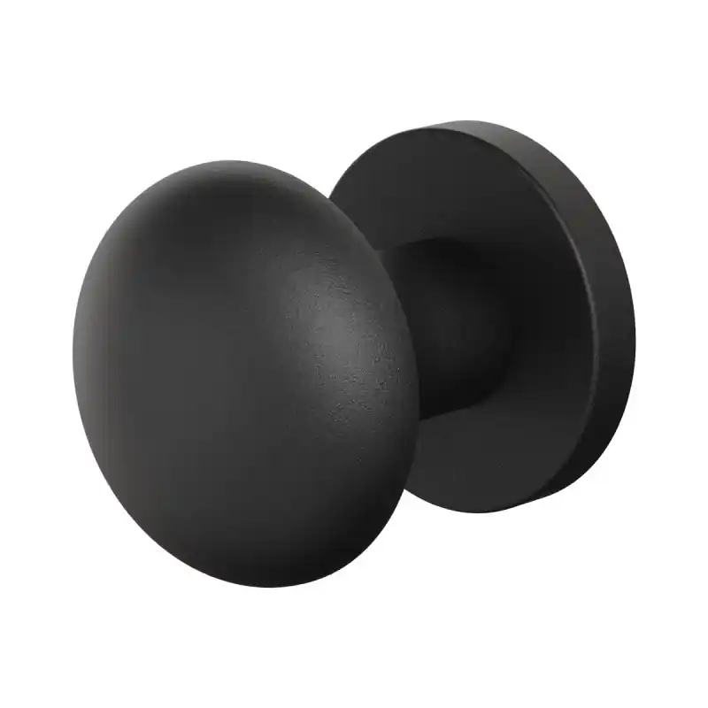 Seizoensaanbieding GPF9959.61-00 Zwart paddenstoel knop S1 52mm draaibaar met rond rozet