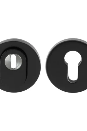 Alleen Vandaag GPF9392.64.S199 Ronde veiligheidsrozet 54 mm SKG3 met kerntrekbeveiliging smeedijzer zwart