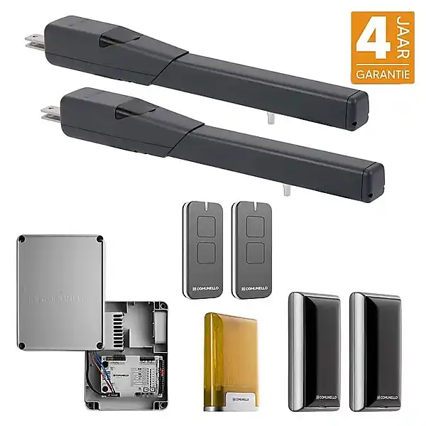 Comunello Kit SKY lineaire poortopener Encoder Zwart Eindschakelaar Tijdelijk Beschikbaar