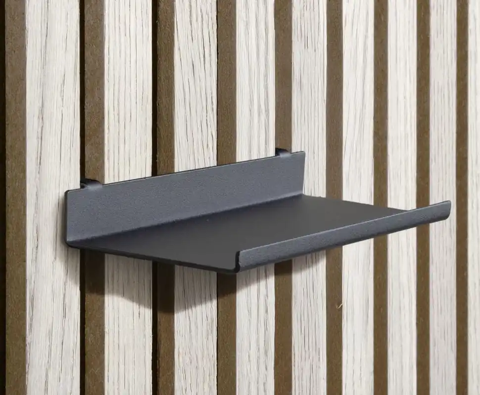 Zwarte wandplank voor akoestisch paneel Voordeelprijs