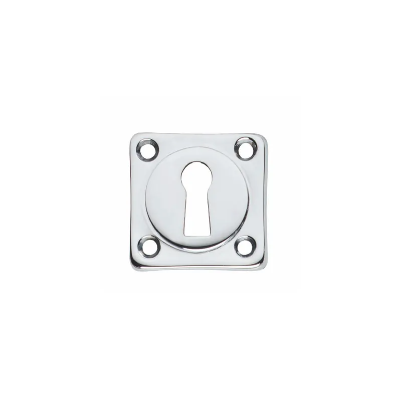 Intersteel Rozet vierkant met sleutelgat 38X38X5MM chroom Snelle Levering