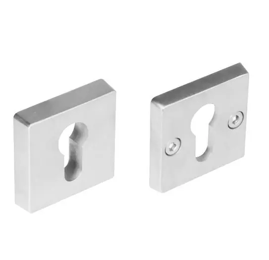 Intersteel Veiligheidsrozet SKG3 vierkant met cilindergat rvs geborsteld Goedkoop