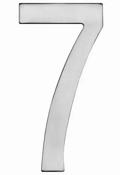 Must-Have Intersteel Huisnummer 7 rvs geborsteld 150mm