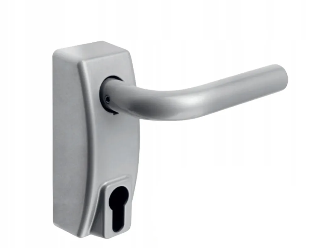 AssaAbloy Paniekopener buitenmodule voor Freedom Line met L kruk en cilinderspaing Direct Verzonden