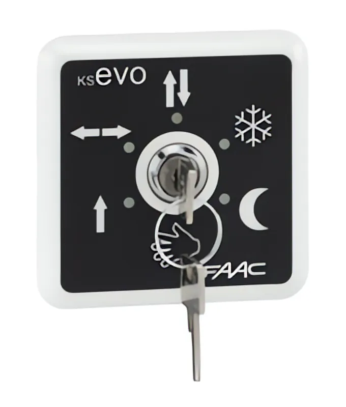 Koop Online FAAC KS EVO Inbouw sleutelschakelaar