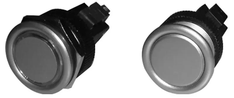 Bestseller Momentcontact inbouw 19 mm met LED