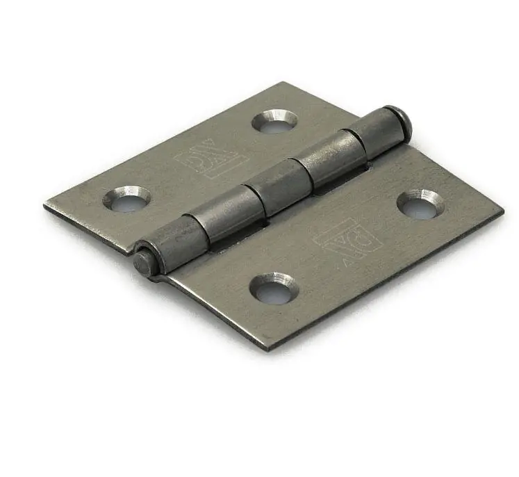 Nieuw Scharnier met losse RVS pen 51x51 mm RVS geborsteld