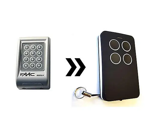 Universele Stedaparts Handzender compatible met FAAC T 868 SLH Favoriet