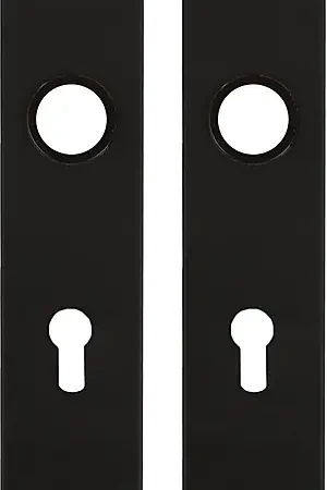Exclusieve Aanbieding Kortschild of afdekplaten Zwart voor o.a. poorten