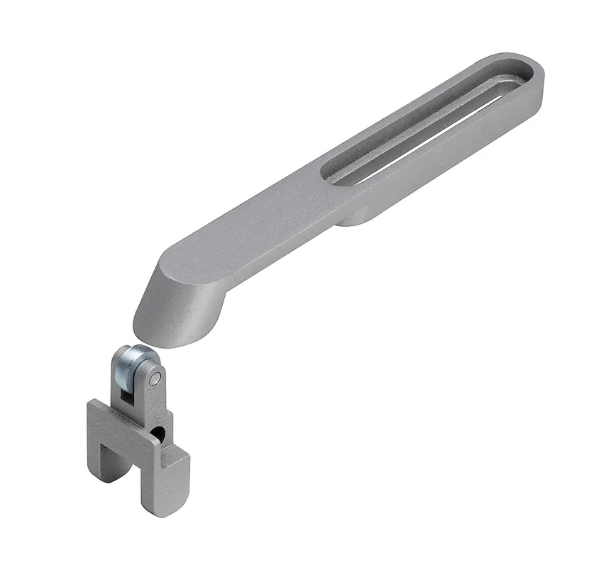 Premium AssaAbloy DCG120 Haakarm voor montage een niet scharnierzijde van DCG461 DCG 464 Zilver EV1