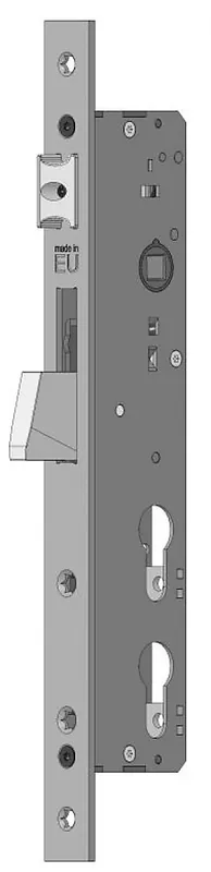 Betaalbaar Insteekslot met dubbele cilindersparing PC92mm en PC140mm doornmaat 35mm