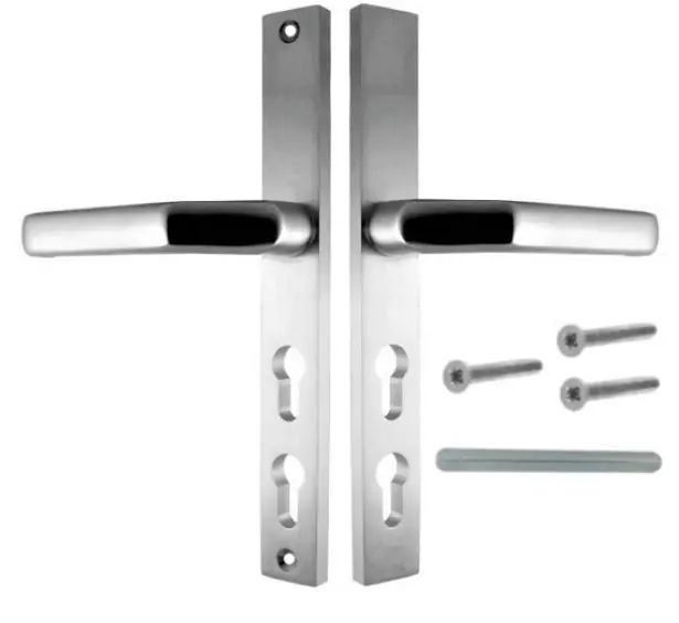 Speciale Aanbieding Deurbeslag langschild met dubbele cilindersparing PC92mm en PC140mm