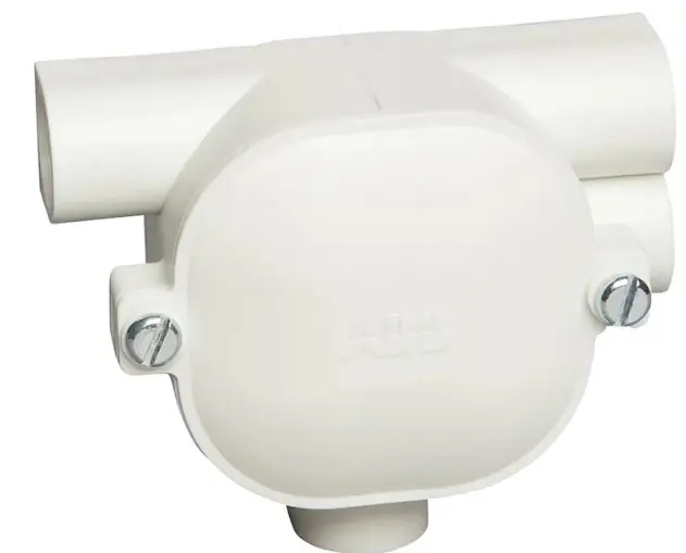 lasdoos top-T-doos dubbel pvc abb Korting