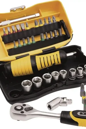 bit- en dopsleutelset ironside Speciale Aanbieding