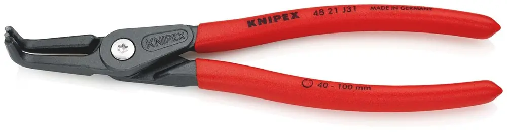 Exclusieve Aanbieding borgringtang gebogen knipex