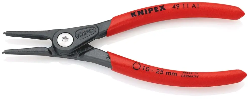 Uitverkoop borgringtang recht knipex