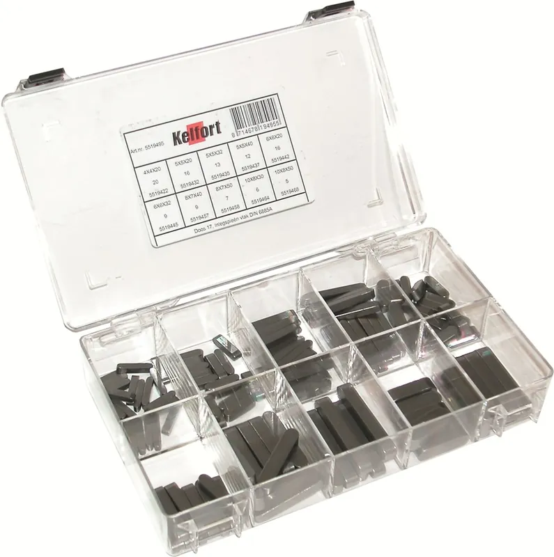 Superprijs assortimentsdoos transparant kelfort