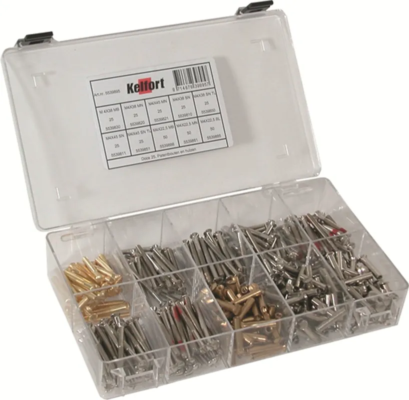 assortimentsdoos transparant kelfort Dagaanbieding