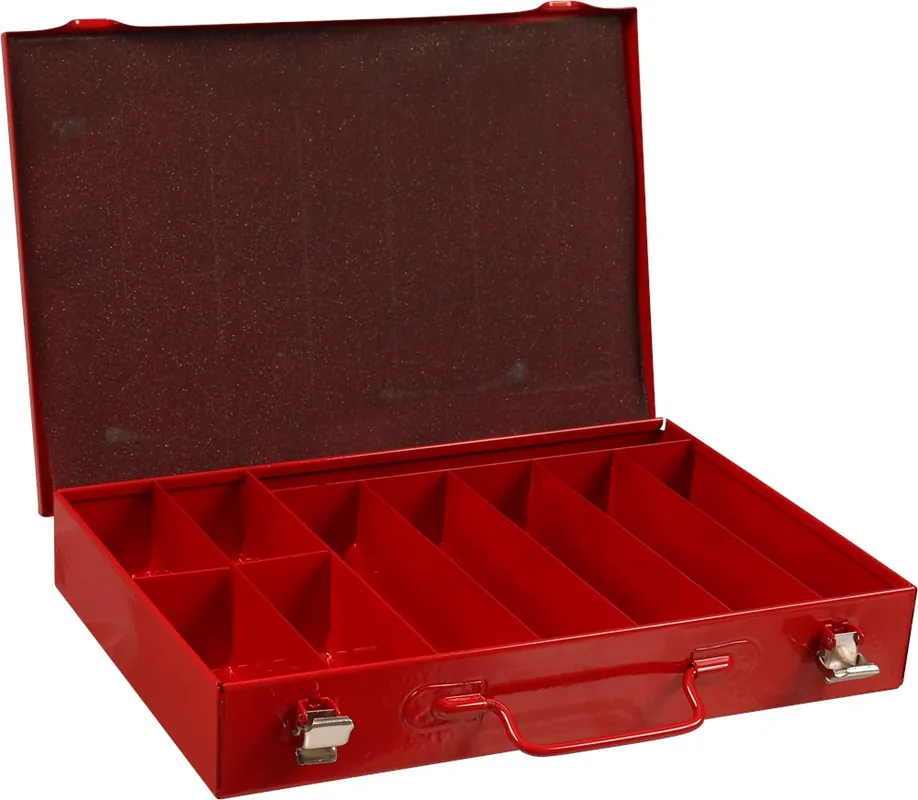 assortimentskoffer metaal rood kelfort Aanbieding