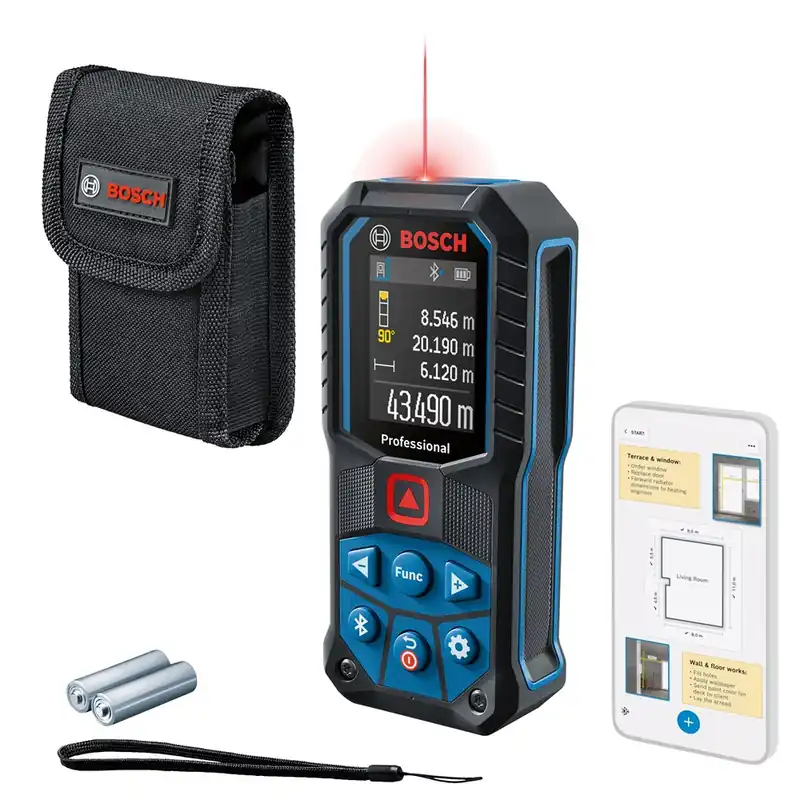 Betrouwbaar laserafstandmeter rood bosch